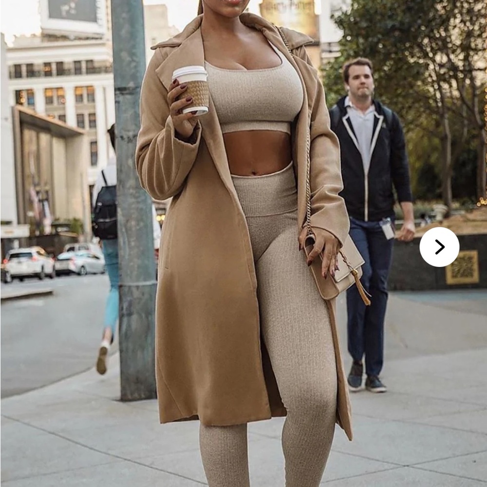 Fashion Nova Tan Outerwear
